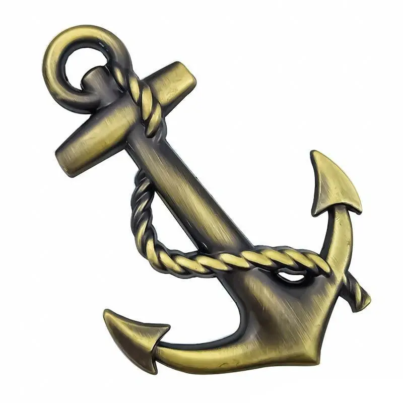 Anchor 3D Badge Sticker 1