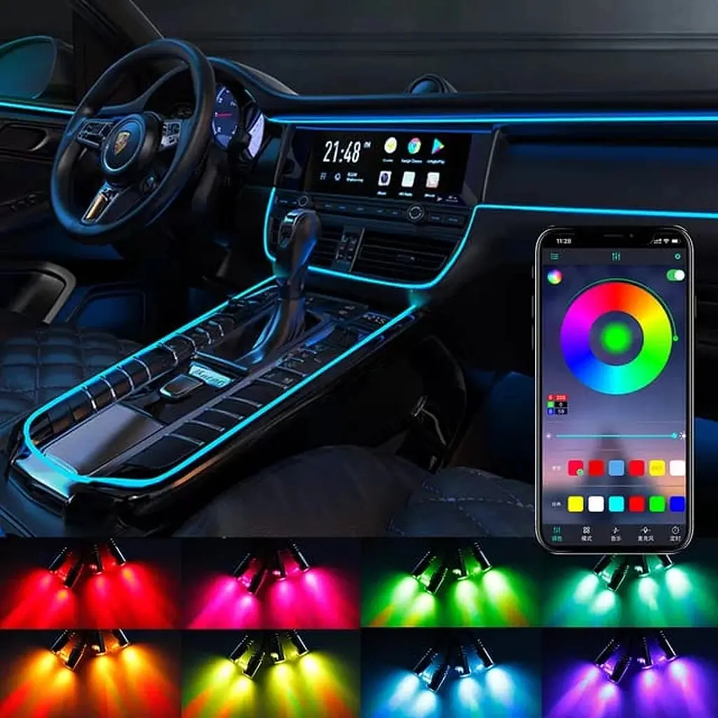 App Controlled Dashboard 6M Interior Led Lights 1