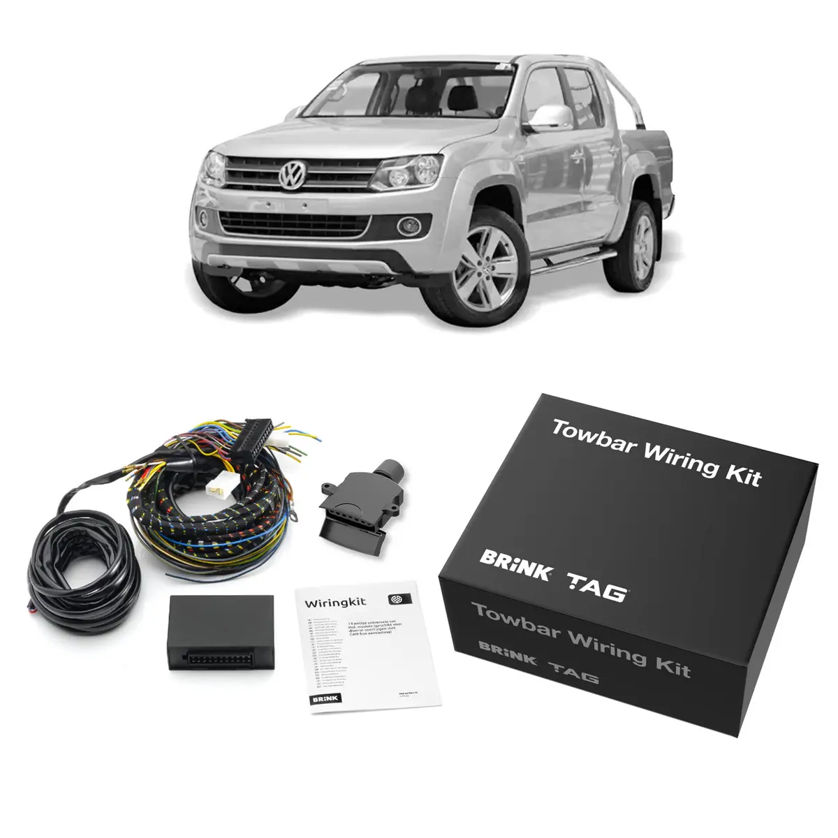 Brink Tag Direct Fit Wiring Harness For Volkswagen Amarok (02/2010 - On) 1