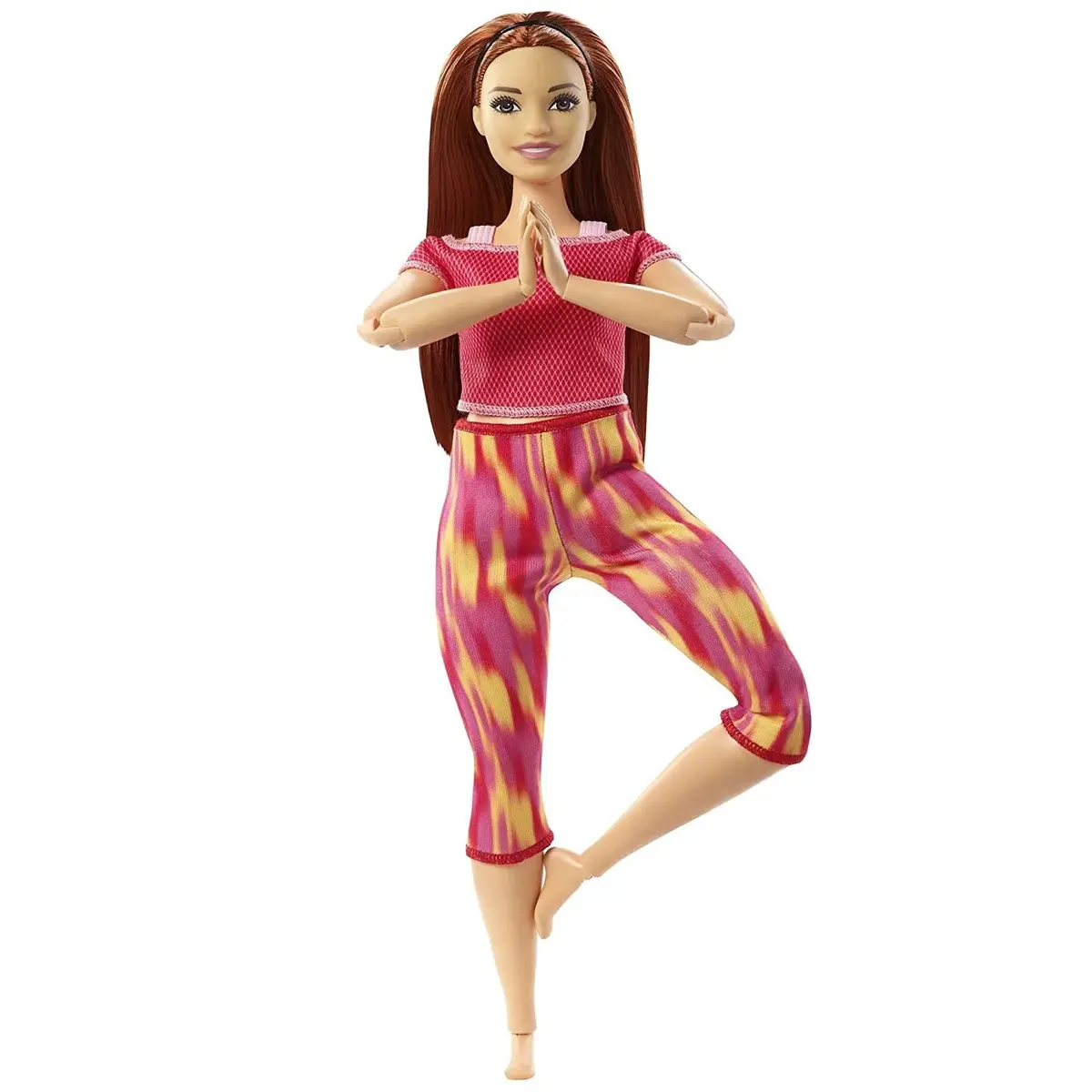 Barbie Made To Move Doll - Orange Dye Pants For Kids Ages 4+ (Gxf07) 1