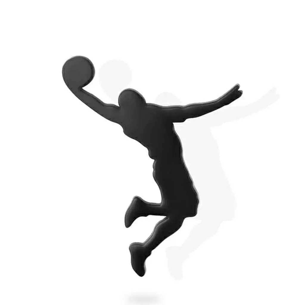 Basketball Badge Sticker 2
