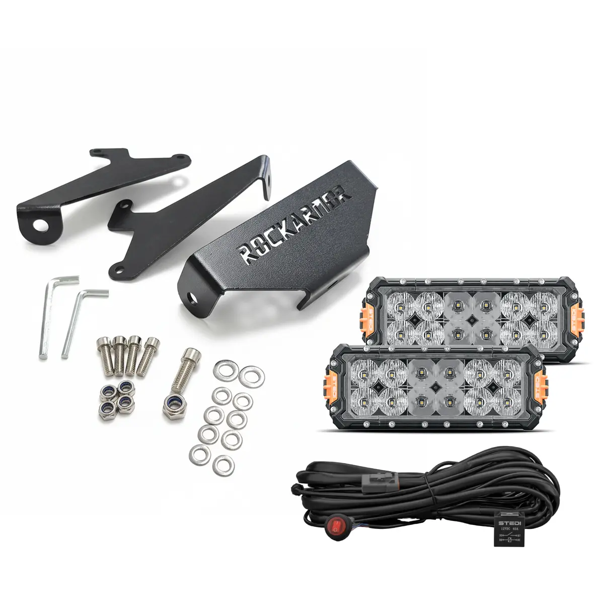 Ford Ranger Light Bar Behind Grill Pack - Suits Next Gen Ranger / Everest 1
