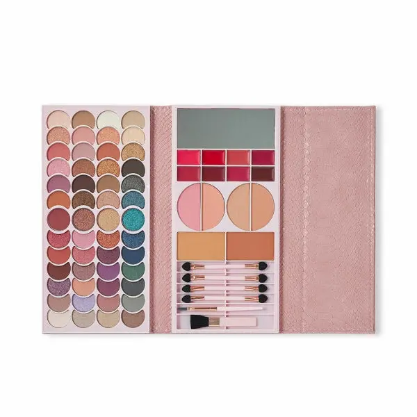 Make-Up Brush Set "Miset" Made Of Wood With Transport Bag - Elegant Make-Up 1