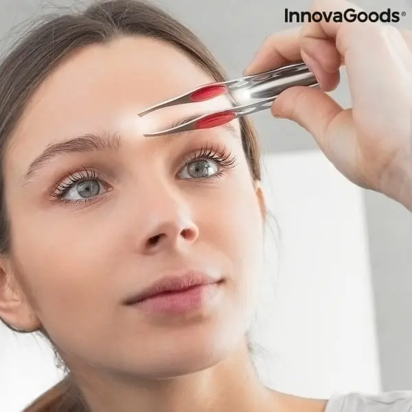 "Lezers" Tweezers For Precise Hair Removal With Led Light 1