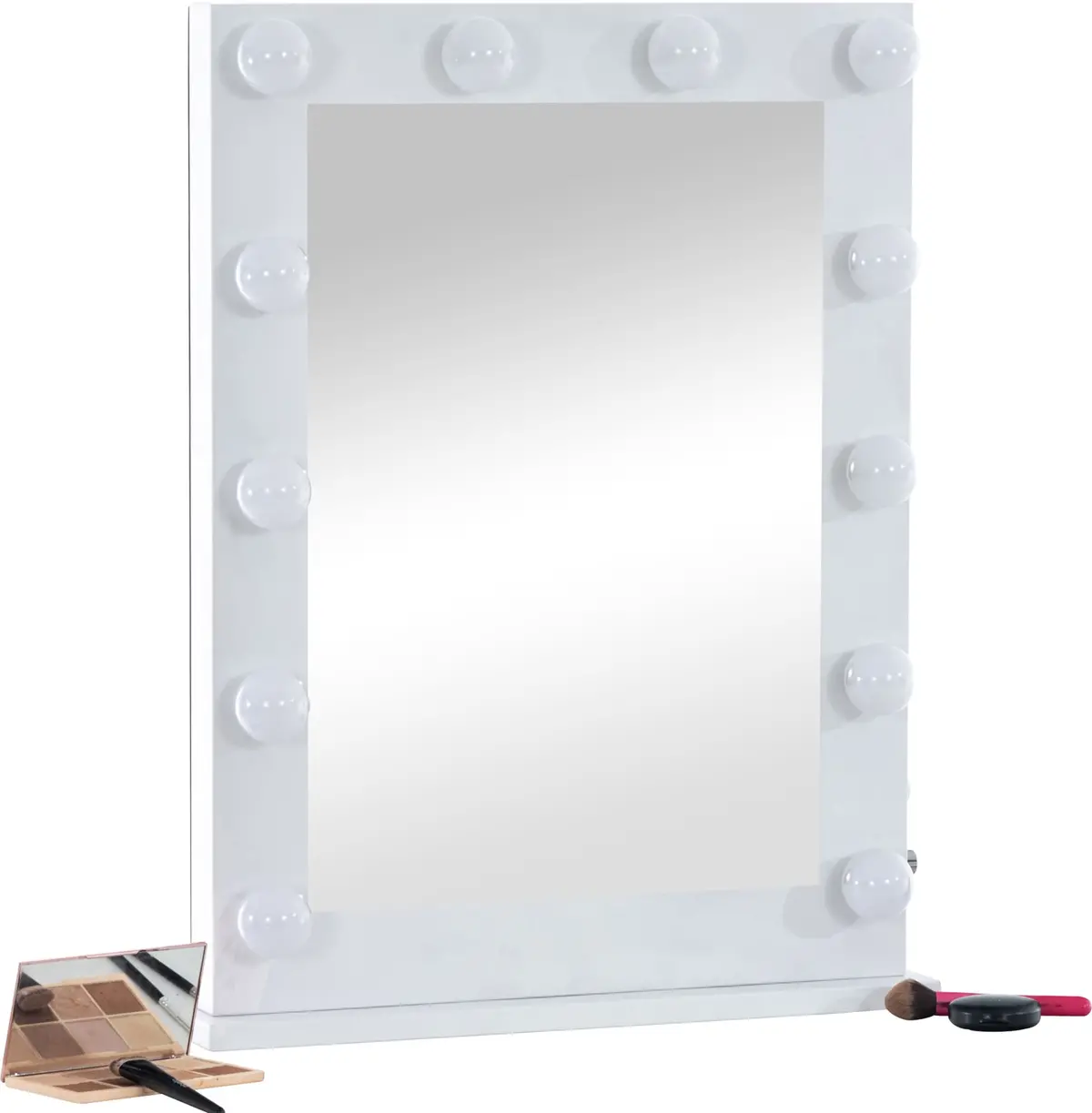 "Visalia" Make-Up Mirror With 12 Led Lights, Usb Port &Amp; Dimmer 1