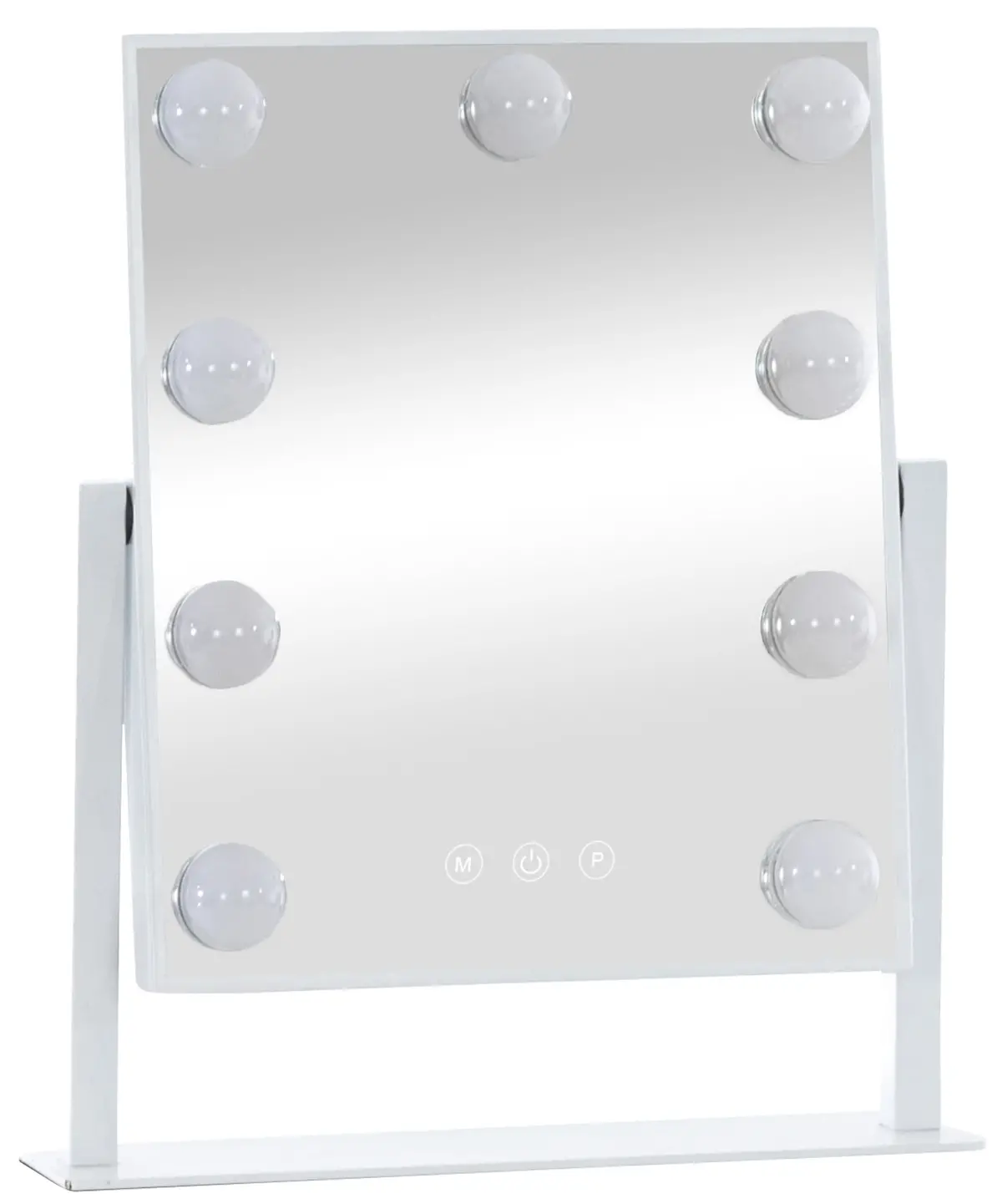 "Visalia" Make-Up Mirror With 12 Led Lights &Amp; Usb Port 1