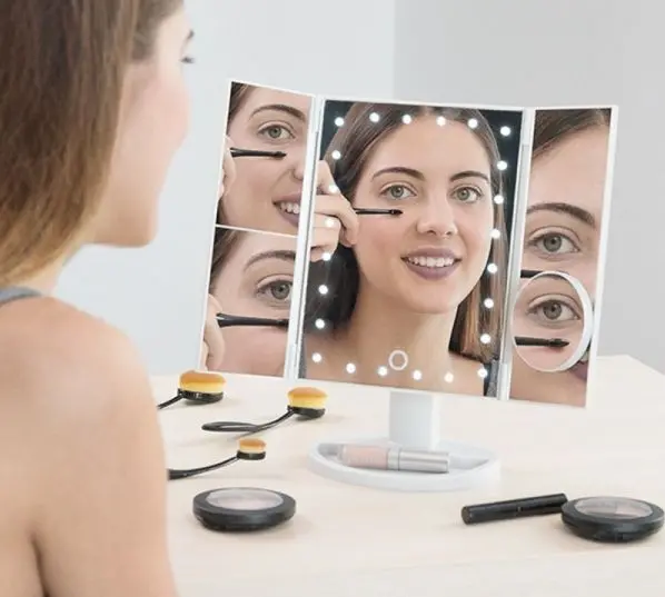 Make-Up Mirror "Ledflect" 4-In-1 With Led Magnifying Mirror 1