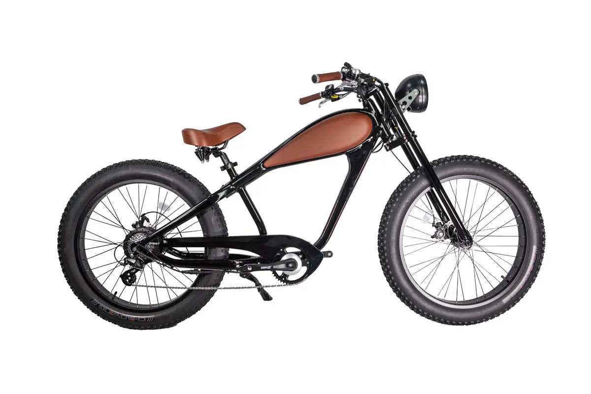 Glarewheel Eb-Ch Electric Bike Fat Tire 750W Cruiser 1