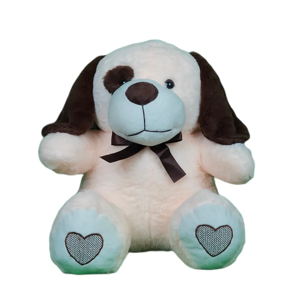 Play Hour Charlie The Dog Plush Soft With Long Chocolate Ears Toy For Ages 3 Years And Up - 45Cm 1