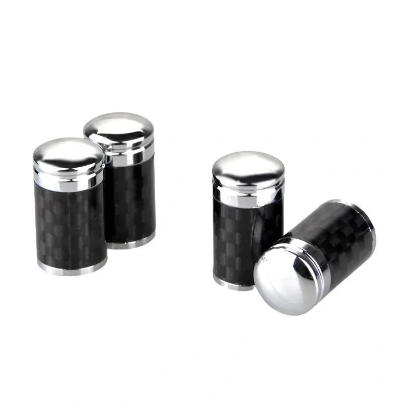 Carbon Fiber Tire Valve Caps (4 Pcs) 1