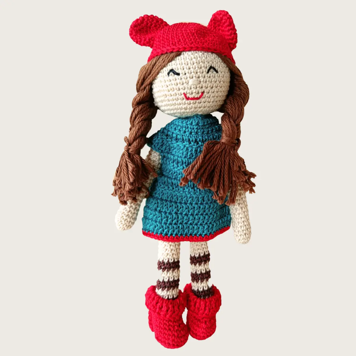 Clapjoy Soft Hand Knitted Cotton Crochet Cute 1