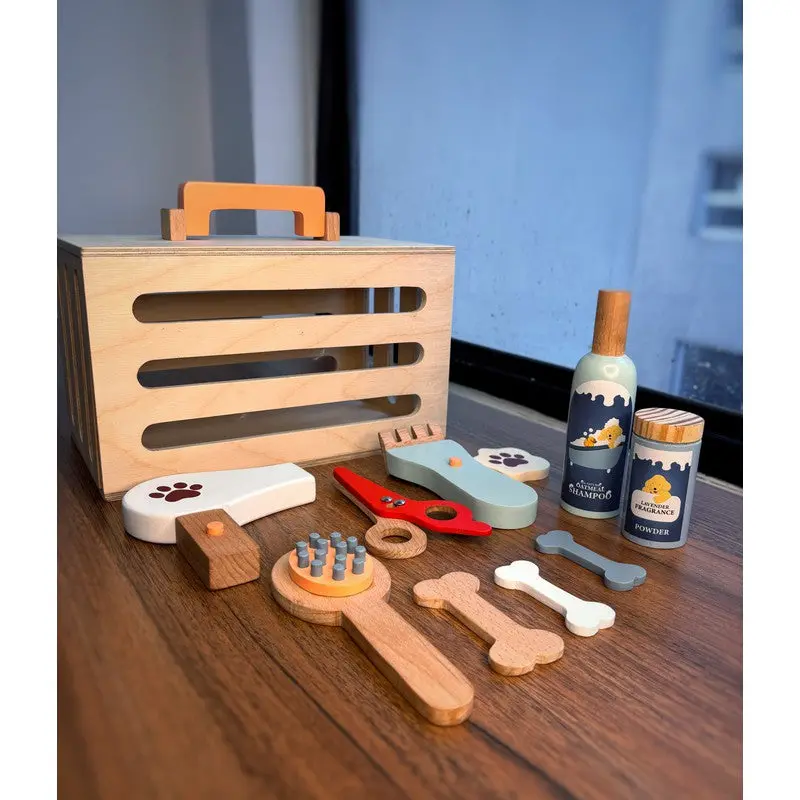 Kiddies Kingdom Pet Grooming Set Imaginative Play For Ages 3 And Above 1
