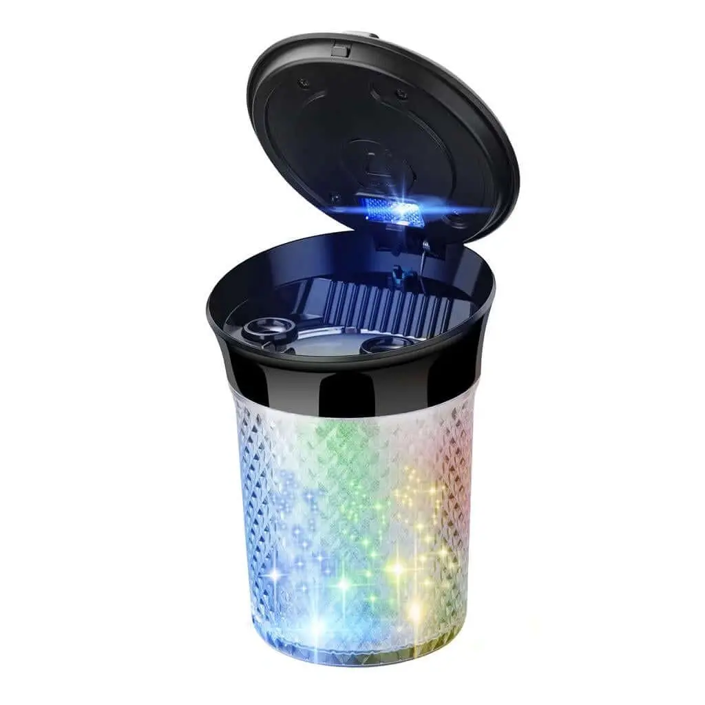 Crystal Ashtray With Led Light 1