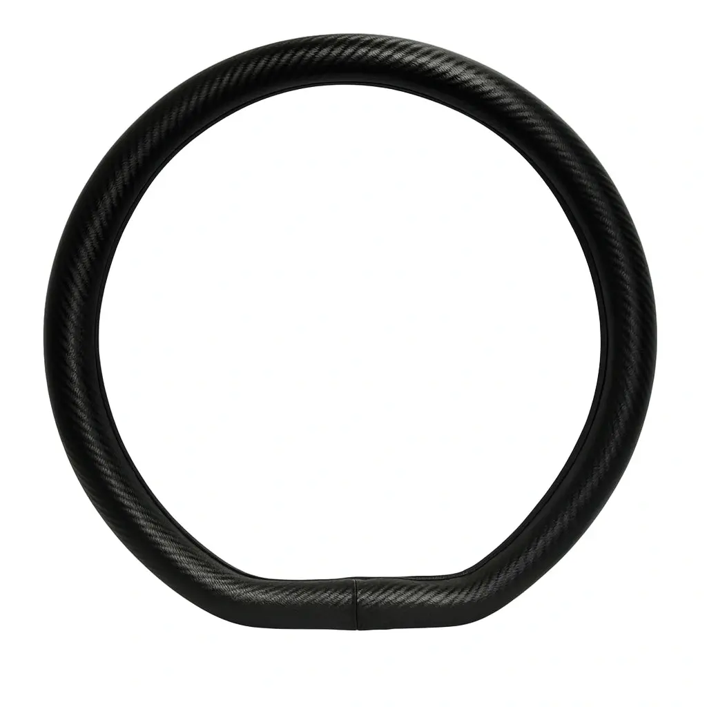 D Shape Carbon Fiber Steering Wheel Covers 1