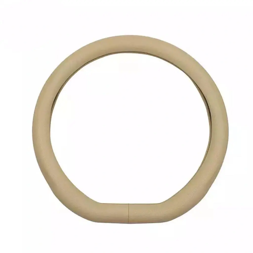 D-Shape Pu Leather Steering Wheel Covers 1
