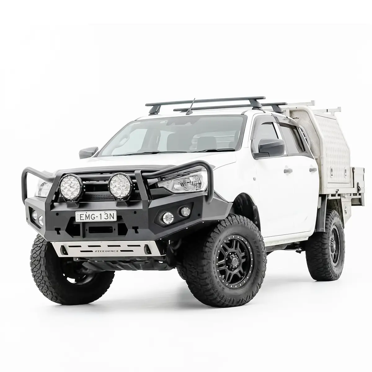 Dmax Bullbar Suits 08/2020 - 04/2024 | Rockarmor Gt 3 Hoop Front Bar 1
