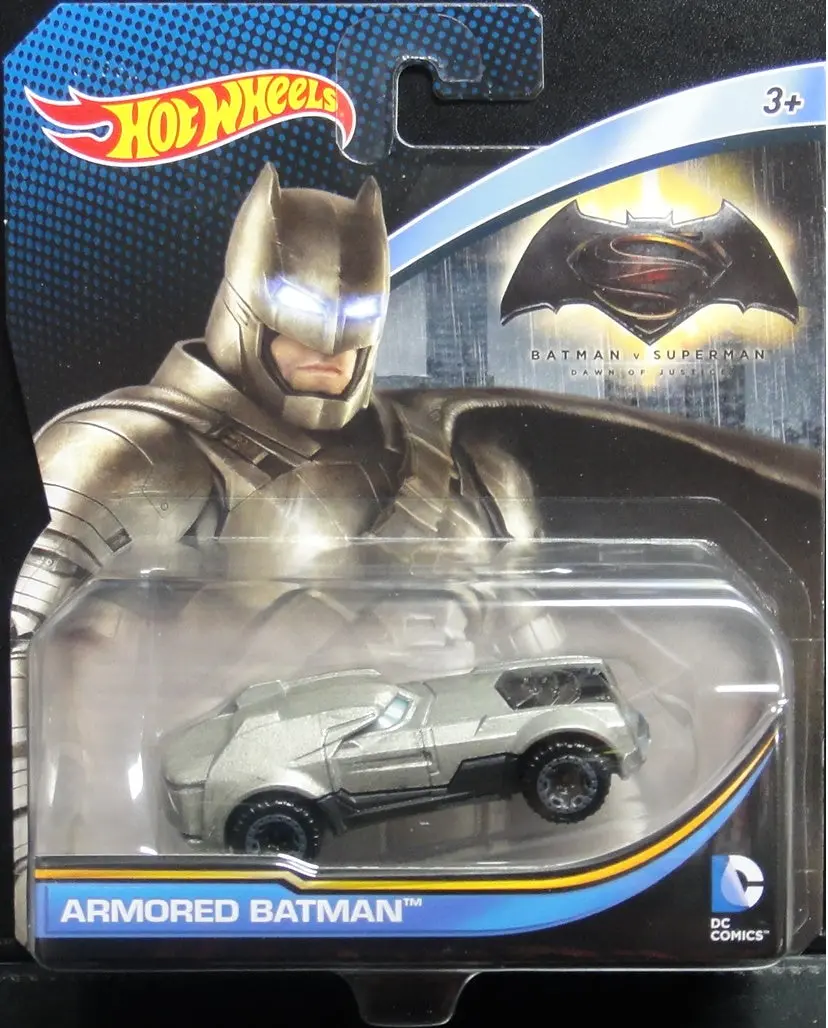 美泰 風火輪 蝙蝠俠對超人 正義曙光 裝甲蝙蝠俠 Mattel Hot Wheels Dc Comics Batman V Superman Dawn Of Justice Armored Batman 28774 (Piu/Kw269b-18) 1