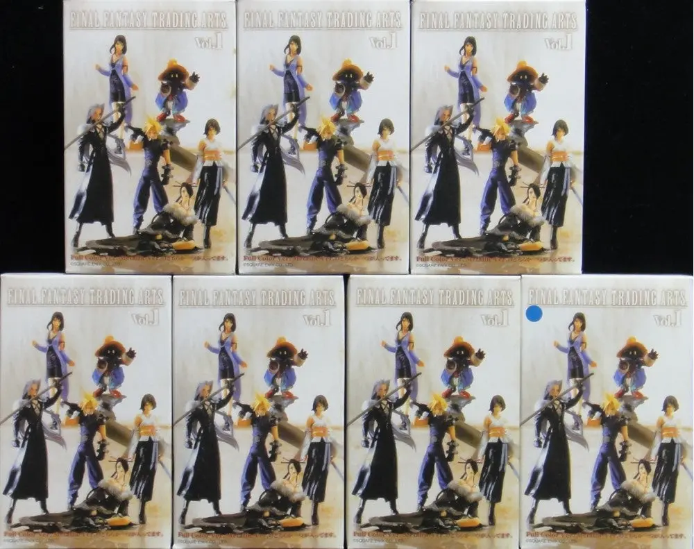 史克威爾艾尼克斯 最終幻想 彩色版 古蘭特史特萊夫 錫菲羅斯 莉諾雅哈蒂莉 比比奧爾尼迪亞 優娜 露露 盒蛋 Square Enix Final Fantasy Tradng Arts Vol.1 Color Version Cloud Strife Sephiroth Rinoa Heartilly Vivi Ornitier Yuna Lulu 40343 (Piu-100) 1140033292 1