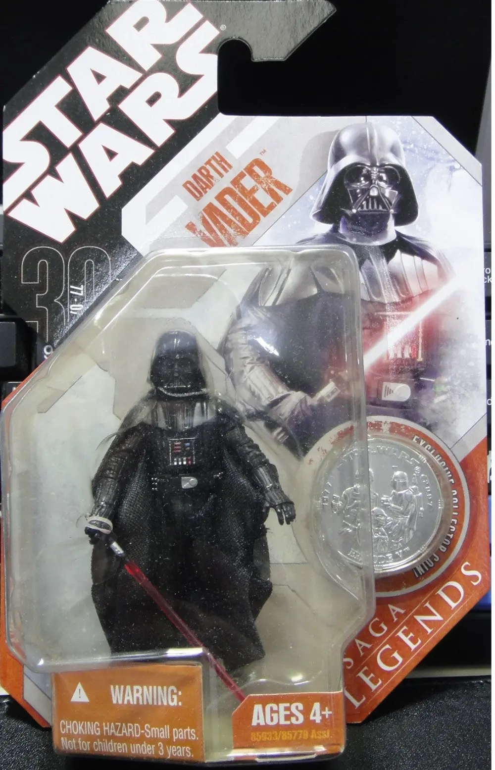 Hasbro 星球大戰 黑武士 Star Wars Saga Legends Exclusive Collector Coin Darth Vader 11795 1