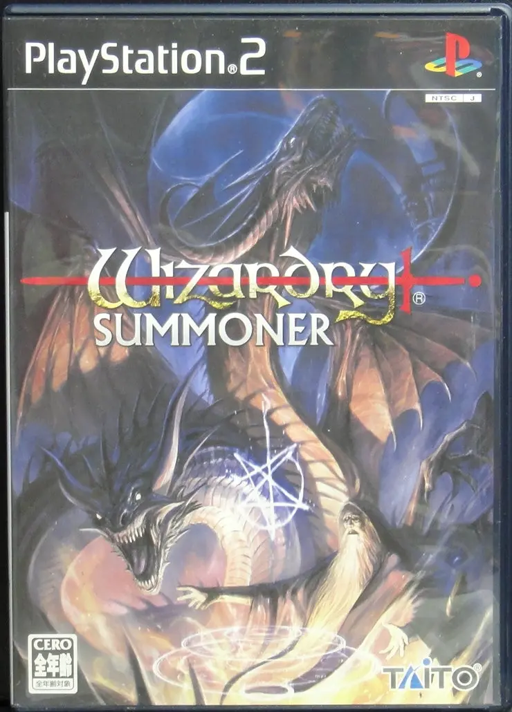 索尼電腦娛樂 遊戲 日版 Sony Computer Entertainment Scei Sce Playstation 2 Ps2 Game Taito Tcps10108 Wizardry Summoner Slpm62603 (Buy-20510) 1