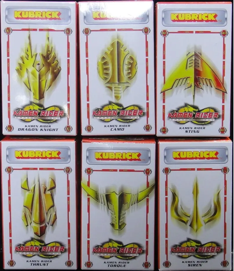 Medicom Kubrick 幪面超人 龍騎 Kamen Rider Dragon Knight 全6種 17273 (Piu/Kw281-90S) 1