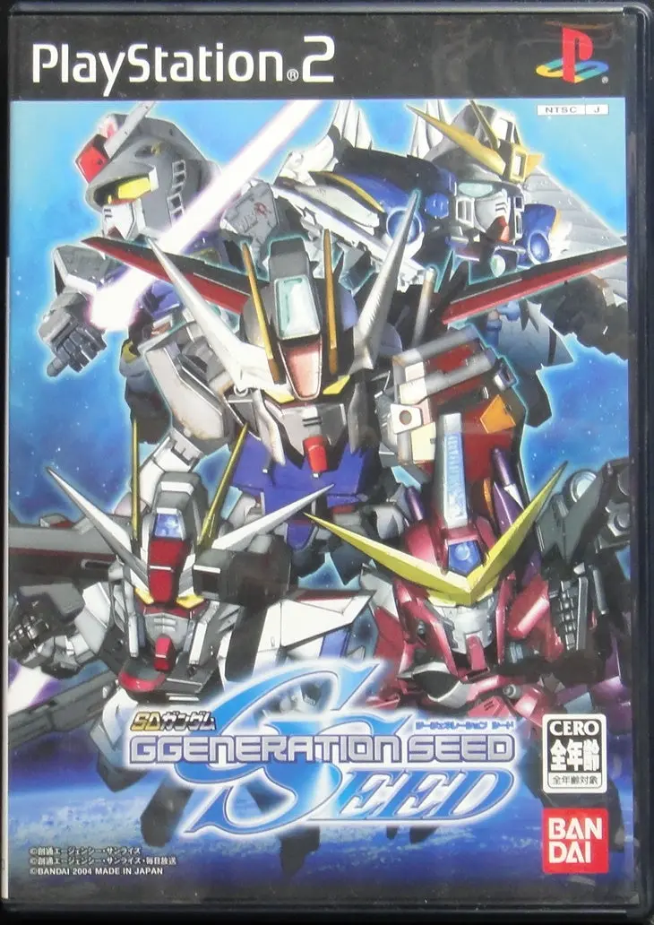 索尼電腦娛樂 萬代 Sd高達g世代seed 遊戲 日版 Sony Computer Entertainment Scei Sce Playstation 2 Ps2 Game Bandai Sd Gundam Ggeneration Seed Slps25531 (Buy-24047) 1