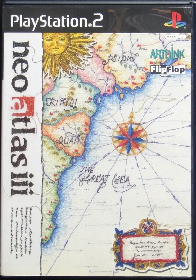 索尼電腦娛樂 新圖譜3 遊戲 日版 Sony Computer Entertainment Scei Sce Playstation 2 Ps2 Game Artdink Flipflop Neo Atlas Iii Slps25016 (Buy-10062) 1