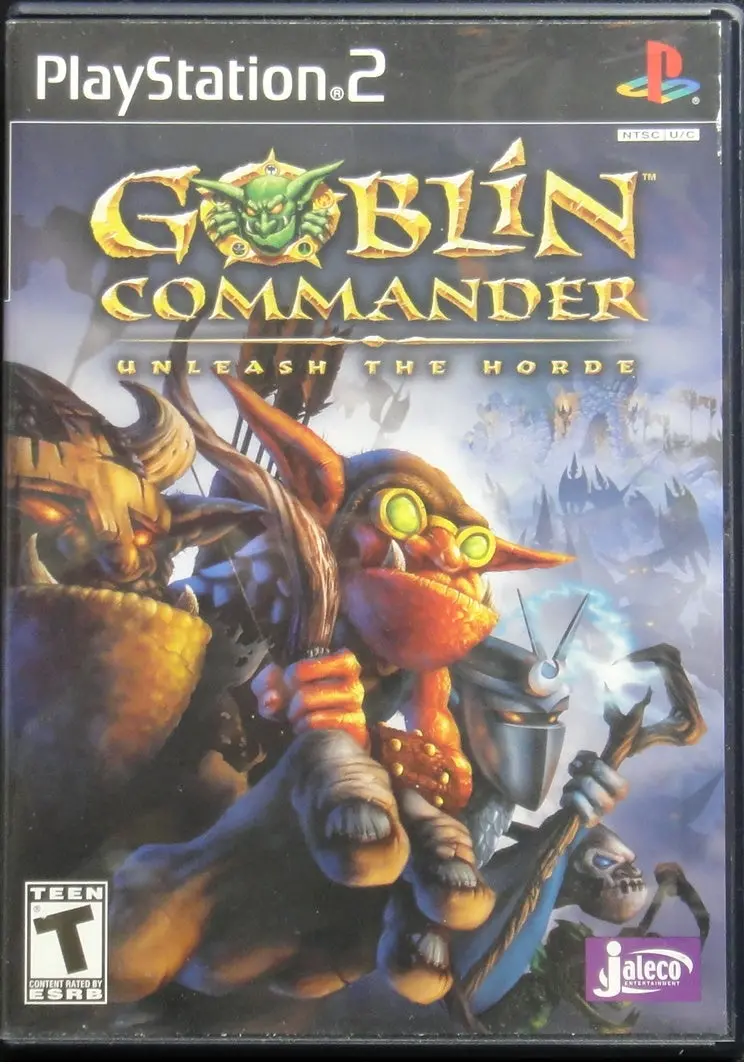 索尼電腦娛樂 妖精指揮官 釋放部落 遊戲 美版 Sony Computer Entertainment Scei Sce Playstation 2 Ps2 Blood Violence Game Jaleco Goblin Commander Unleash The Horde Slus20792 (Buy-19201) 1