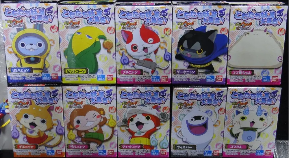 Bandai 妖怪手錶 妖怪大集合 Yo-Kai Watch Friend Collection Part 7 全10種 盒蛋 0950 (Epc-1359-30) 1