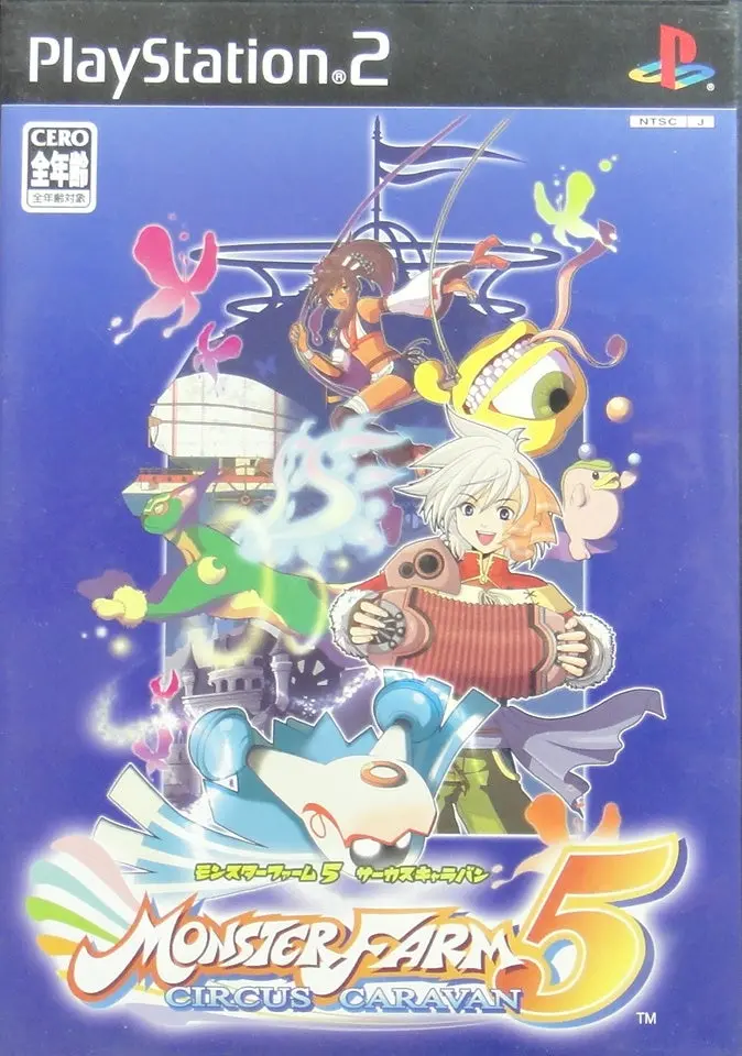索尼電腦娛樂 特庫摩 怪物農場5 馬戲團商隊 遊戲 日版 Sony Computer Entertainment Scei Sce Playstation 2 Ps2 Game Tecmo Monster Farm 5 Circus Caravan Slps25585 (Buy-80028) 1