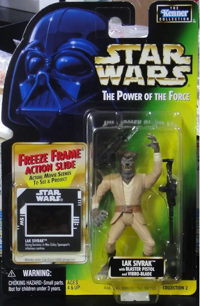 Kenner 星球大戰 Star Wars Power Of The Force Lak Sivrak With Blaster Pistol And Vibro-Blade Action Figure (Pa#0-69753) 1
