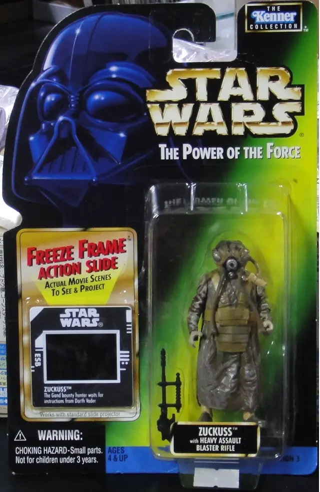 Kenner 星球大戰 Star Wars Power Of The Force Zuckuss With Heavy Assault Blaster Rifle Action Figure (Pa#0-69747) 1