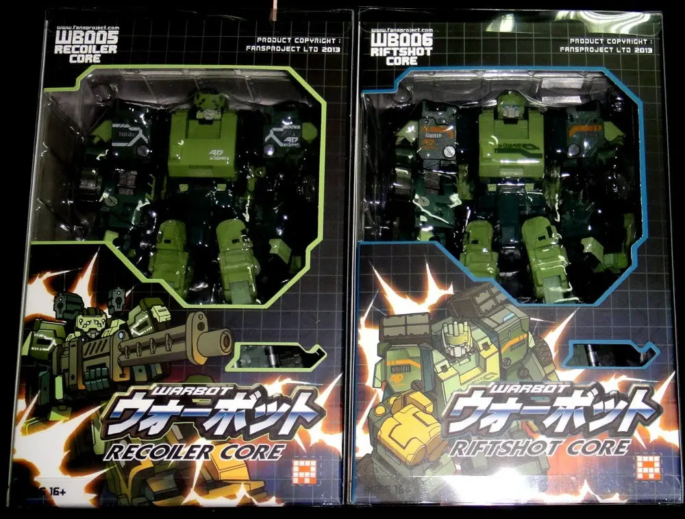 Fansproject 變形金剛 天殘地缺 套裝 Warbot Wb005 Recoiler Core Wb006 Riftshot Core Transformers (Man-516) 1