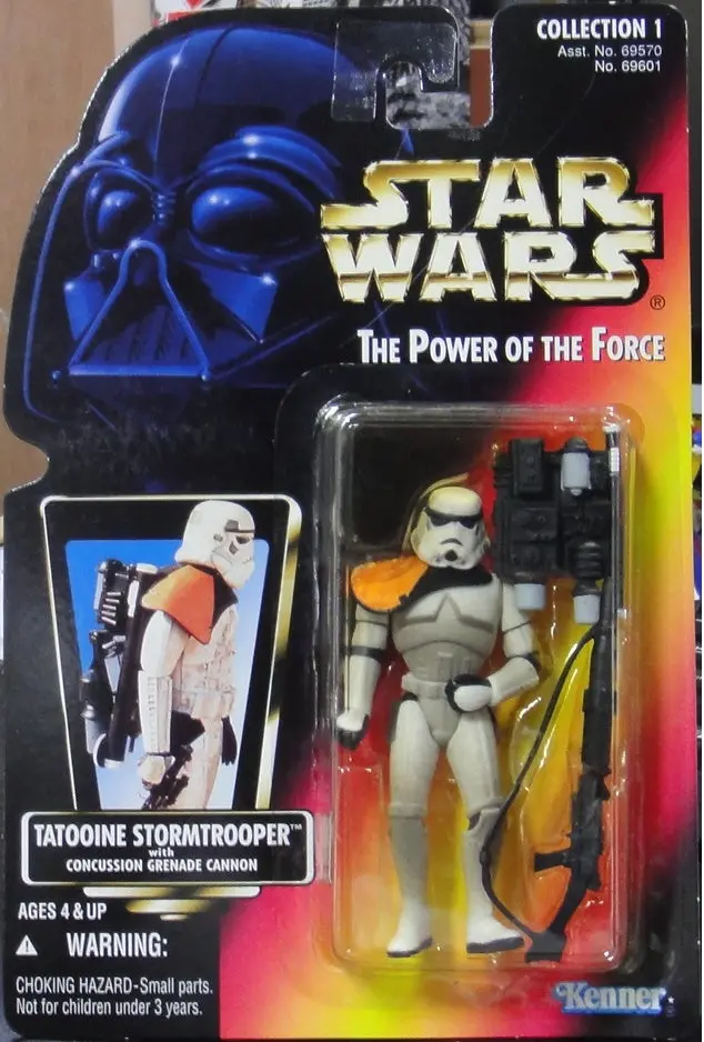 Kenner 星球大戰 Star Wars Power Of The Force Tatooine Stormtrooper With Concussion Grenade Cannon 69601 (Pa#0) 1