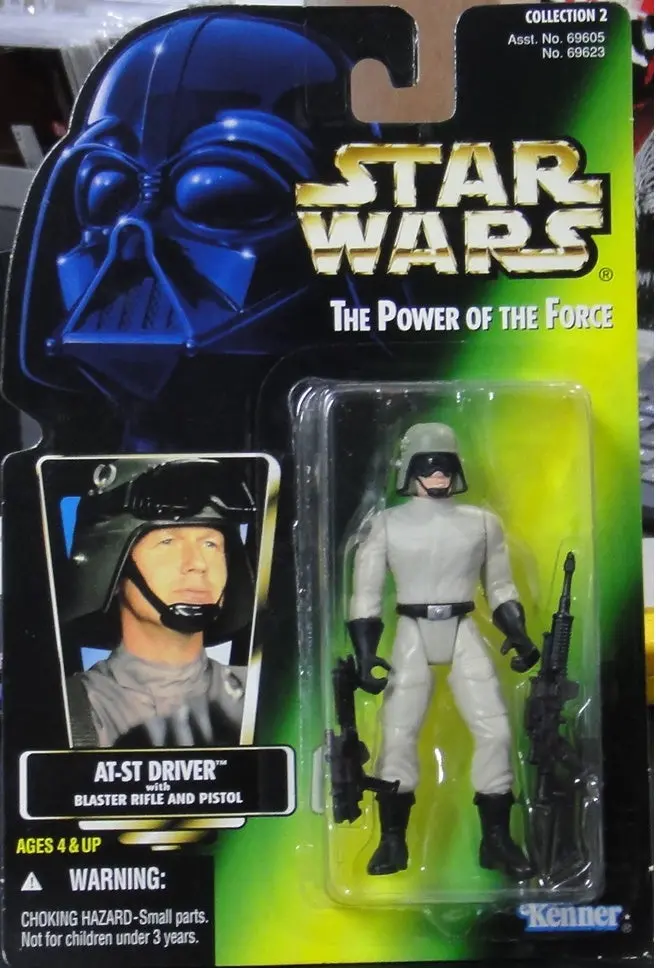 Kenner 星球大戰 Star Wars Power Of The Force At-St Driver With Blaster Rifle And Pistol 69623 (Pa#0) 1