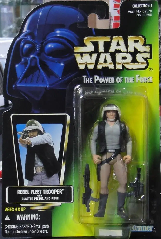 Kenner 星球大戰 Star Wars Power Of The Force Rebel Fleet Trooper With Blaster Pistol And Rifle 69696 (Pa#0) 1