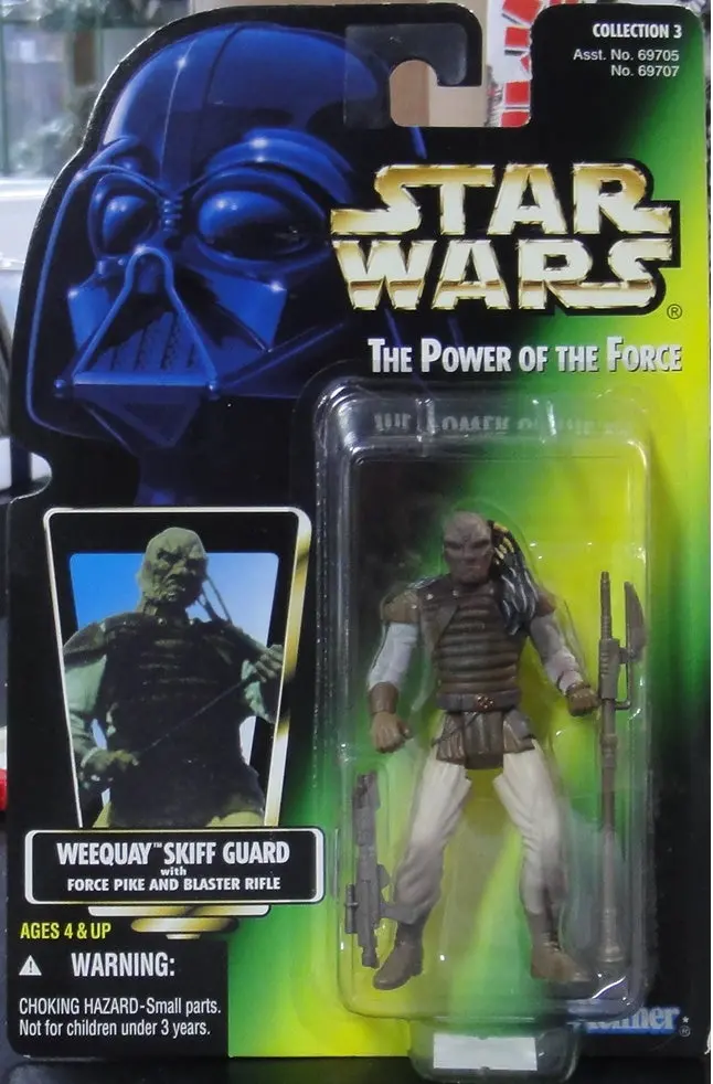 Kenner 星球大戰 Star Wars Power Of The Force Weequay Skiff Guard With Force Pike And Blaster Rifle 69707 (Pa#0) 1
