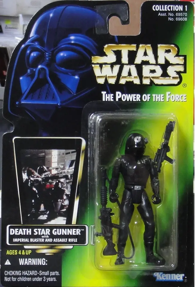 Kenner 星球大戰 Star Wars Power Of The Force Death Star Gunner With Imperial Blaster And Assault Rifle 69608 (Pa#0) 1