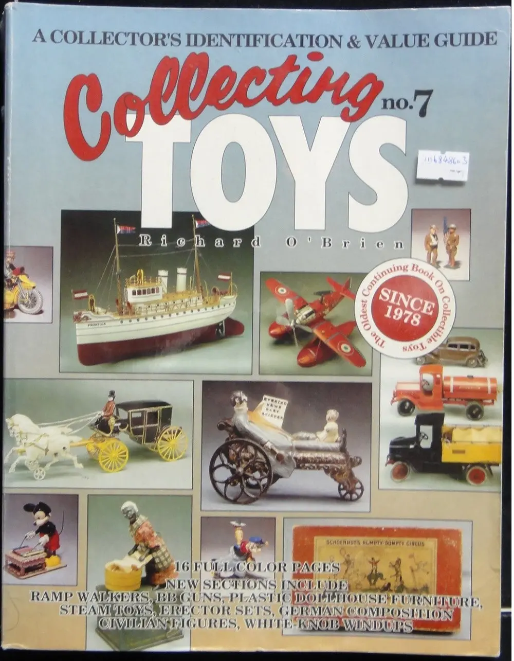 Books Americana A Collector's Identification &Amp; Value Guide Collecting Toys Richard O'brien 7Th Edition Isbn: 0-89689-114-3 89114 1116848603 1