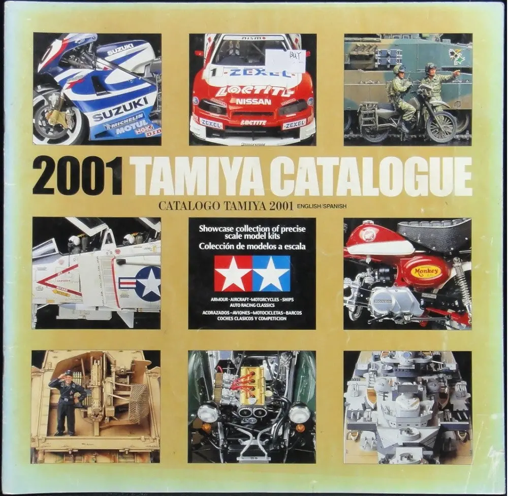 2001 田宮 雙星 模型商品目錄 英文及西班牙版 2001 Tamiya Catalogue Catalogo Tamiya 2001 English And Spanish Version (Buy-64284) 1