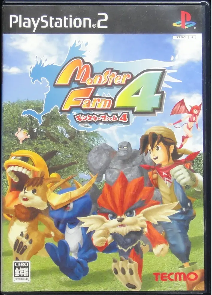 索尼電腦娛樂 特庫摩 怪物農場4 遊戲 日版 Sony Computer Entertainment Scei Sce Playstation 2 Ps2 Game Tecmo Monster Farm 4 Slps25263 (Buy-80015) 1