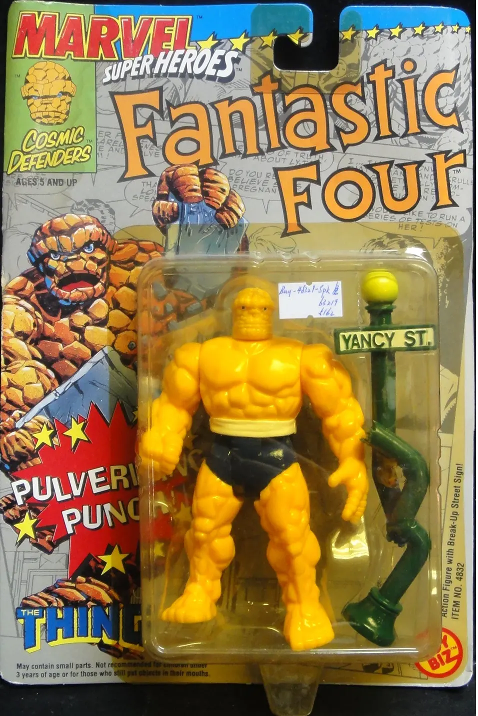 Toy Biz 神奇4俠 石頭人 Marvel Super Heroes Fantastic Four 4 The Thing Action Figure 48321 (Buy-Spk-倉) B32195162 1