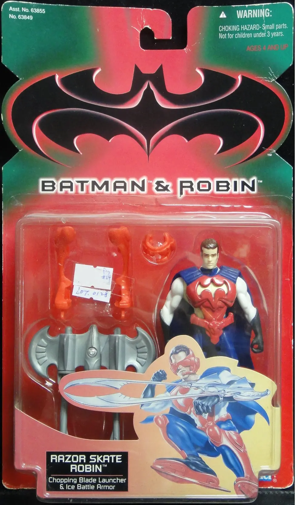 Kenner 蝙蝠俠 羅賓 Batman And Robin Razor Skate Robin With Chopping Blade Launcher And Ice Battle Armor 63849 (Piu#24) 1