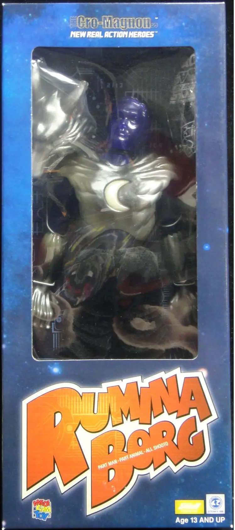 Medicom Toy The Cro-Magnons New Real Action Heroes 1/6 Cocobat Joe's Enemy Rumina Borg Part Man-Part Animal-All Shooto Action Figure (Toy-205-80) 1124716973 1