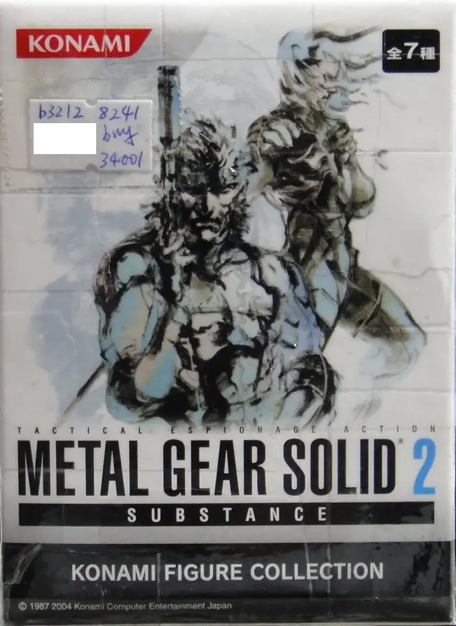 Yamato Konami Figure Collection Tactical Espionage Action Metal Gear Solid 2 Substance Set Emma Emmerich Vamp Iroquois Pliskin Fatman Fortune Ninja Solidus Snake 潛龍諜影 合金裝備2 盒蛋 (Pa-0-34001) B32128241 1