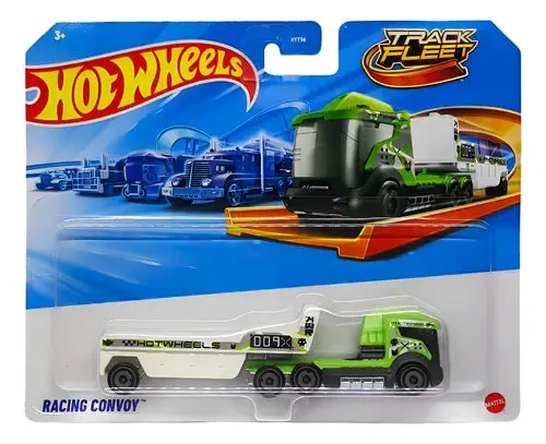 Hot Wheels Track Fleet Racing Convoy Truck For Ages 3 Years And Up 1