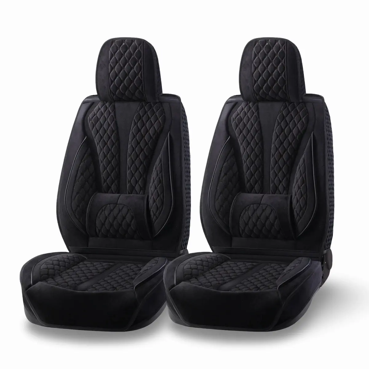 Delux Fabric Seat Cushions (2 Pcs) 1