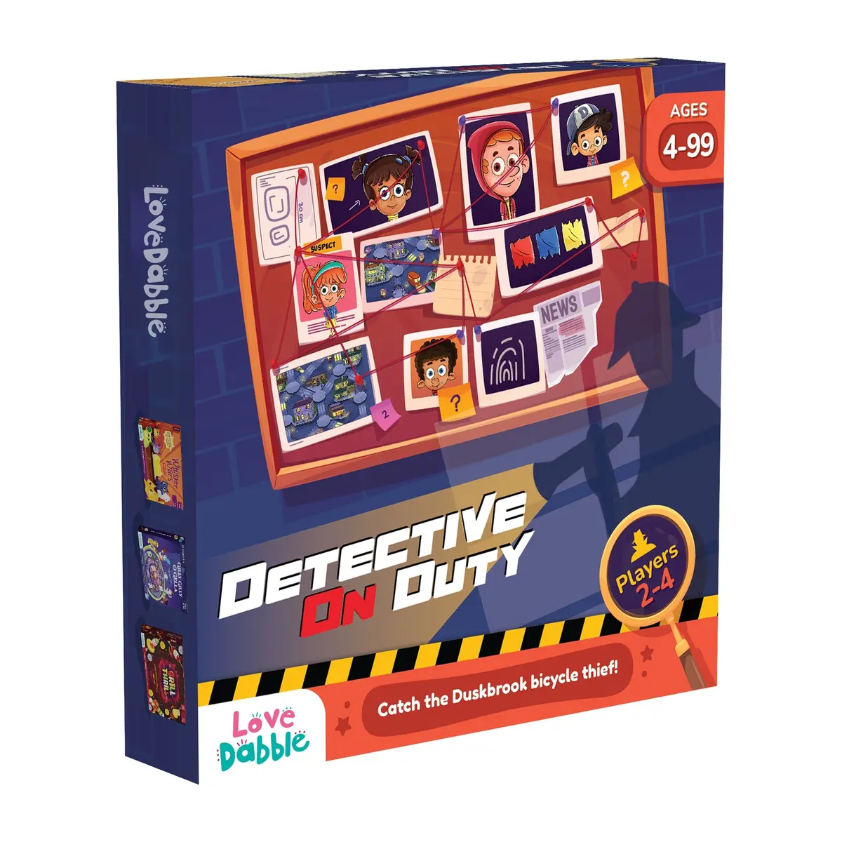 Love Dabble Detective On Duty 2-4 Player Board Game For Ages 4 Years And Up 1
