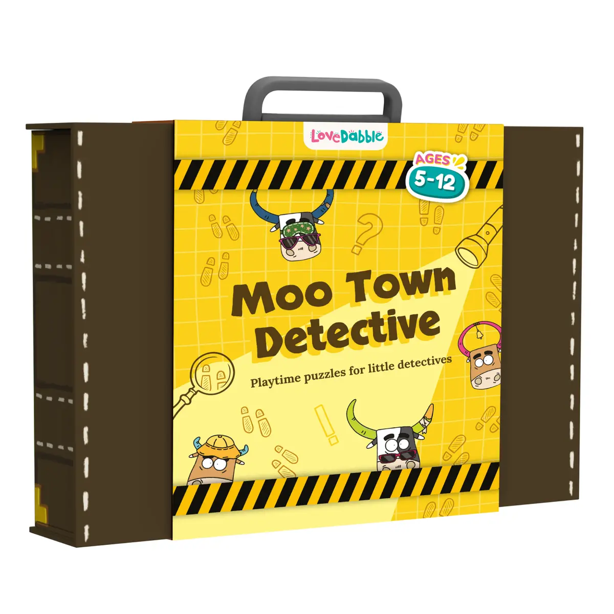 Love Dabble Moo Town Detective Playtime Puzzles For Ages 5-12 Years 1