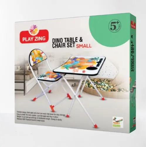 Simarr Play Zing Baby Chair & Table Set Small Dino For Kids Ages 5 Years And Up 1